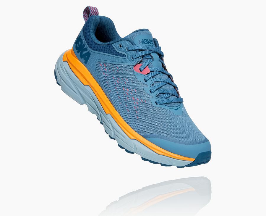 Tenis Trail Hoka One One Feminino Azuis - Challenger Atr 6 - 614-OFSTRQ